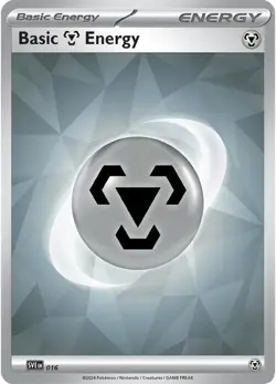 Metal Energy - SVE016 - Pokemon Stellar Crown Holo Card NM - Image 1