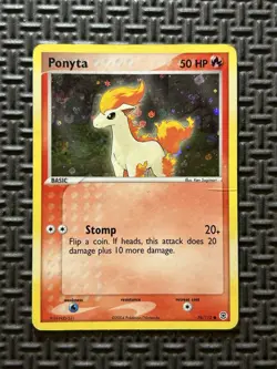 Pokemon Ponyta EX TCG FireRed & LeafGreen Set Card 76/112 Reverse Holo - Image 1