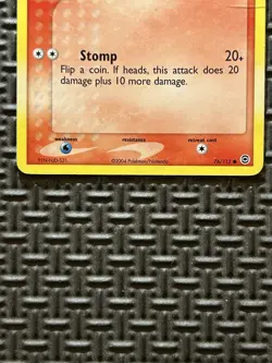 Pokemon Ponyta EX TCG FireRed & LeafGreen Set Card 76/112 Reverse Holo - Image 5