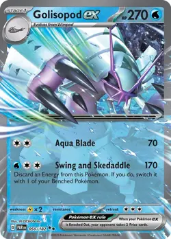 Golisopod ex - 050/182 - Pokemon Paradox Rift Ultra Rare Card NM - Image 1