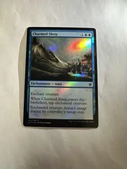Charmed Sleep NM Throne of Eldraine Foil Magic The Gathering Mtg Near Mint - Image 1