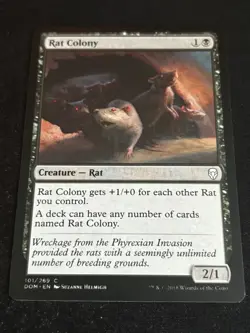 1x MTG Rat Colony - Dominaria (DOM) #101 - Magic the Gathering - Image 1