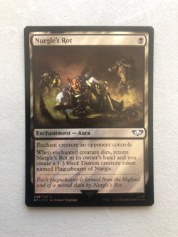 Mtg Warhammer 40k Nurgle's Rot Surge FOIL NM - Image 1