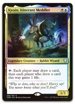 Kwain, Itinerant Meddler #284 (Foil) (NM) Commander Legends CMR Magic MTG - Image 1