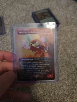 Knuckles the Echidna (Rainbow Foil) Secret Lair Drop Foil - Image 1