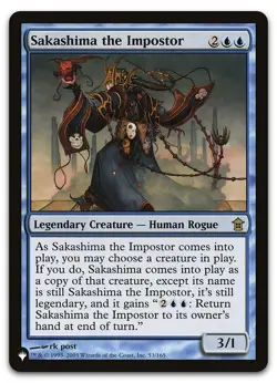 Sakashima the Impostor #53 (NM) List Reprints LIST LIST Magic MTG - Image 1
