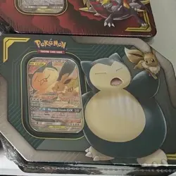 Pokemon TCG TAG Team Powerful Partner Tin Eevee & Snorlax GX 1st Print 210-80531 - Image 3