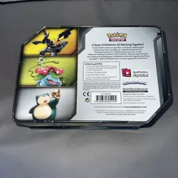 1J Pokemon Tag Team Tin Celebi & Venusaur-GX- EMPTY TIN ONLY 820650805295 - Image 2