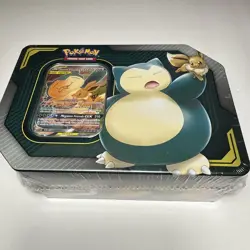 Pokemon Eevee & Snorlax GX Tag Team Tin - Brand New - Factory Sealed 820650805295 - Image 1