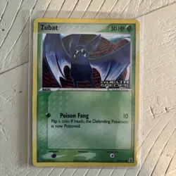Pokemon TCG Zubat Ex Delta Species Holo #88/113 Stamped VTG 2005 - Image 1