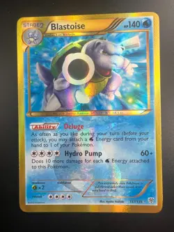Blastoise - 137/135 - Pokemon Plasma Storm Black & White Secret Rare Card LP - Image 1