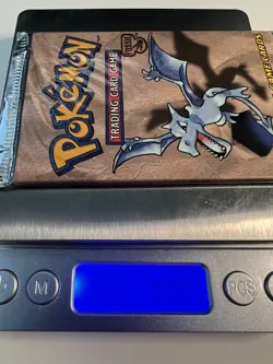 Pokemon Fossil Set Booster Pack Unlimited HEAVY Sealed Aerodactyl - Image 1
