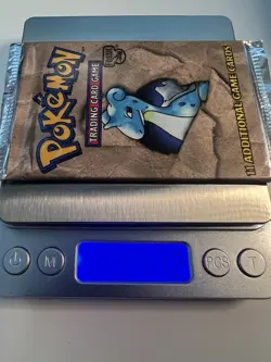 Pokemon Fossil Set Booster Pack Unlimited HEAVY Sealed Lapras - Image 1