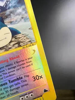 Snorlax - 100/144 - Pokemon Skyridge Reverse Holo Rare Card MP - Image 2