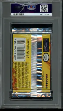 PSA 10 GEM MINT Pokemon Shadowless Base Set Pack Short Crimp Charizard 1999 - Image 2