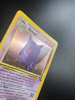 Gengar - 5/62 - Pokemon Fossil 1st Edition Holo Rare Card WOTC NM - Image 2