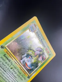 Erika's Venusaur - 4/132 - Pokemon Gym Challenge 1st Edition Holo Rare WOTC NM - Image 2