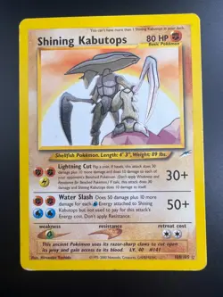 Shining Kabutops - 108/105 - Pokemon Neo Destiny Unlimited Holo Rare WOTC LP - Image 1