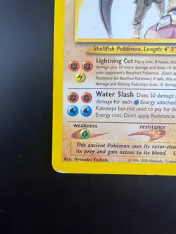 Shining Kabutops - 108/105 - Pokemon Neo Destiny Unlimited Holo Rare WOTC LP - Image 2