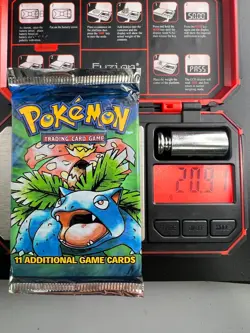 Pokemon Base Set Booster Pack Sealed New HEAVYU 20.91 Venusaur Art - Image 1