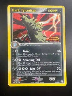 Dark Tyranitar - 19/109 - Pokemon Ex Team Rocket Returns Reverse Holo NM - Image 1