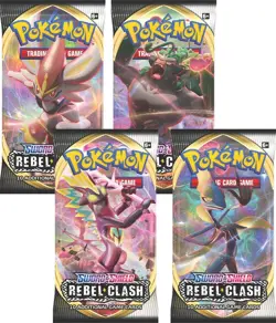 Pokemon Rebel Clash Booster Pack x1 Random Artwork Sealed NEW! - Image 1
