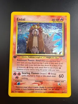 Entei - 6/64 - Pokemon Neo Revelation 1st Edition Holo Rare Card NM - Image 1