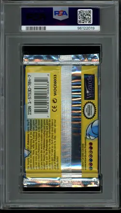 PSA 10 GEM MINT Pokemon Shadowless Base Set Pack Short Crimp Blastoise 1999 - Image 2