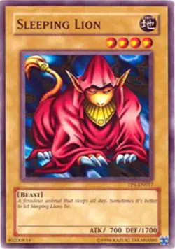 Yugioh! LP Sleeping Lion - TP6-EN017 - Common - Unlimited Edition Lightly Played - Image 1