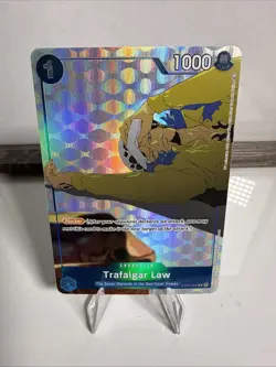 Trafalgar Law Gift Collection 2023 ST03-008 Alt Art Holo Foil Rare One Piece - Image 1