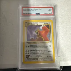 2001 POKEMON NEO DISCOVERY #15 URSARING-HOLO PSA 9 - Image 1