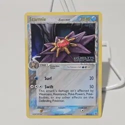 Pokemon TCG Starmie EX Delta Species 30/113 Reverse Holo Rare Stamped LP - Image 1