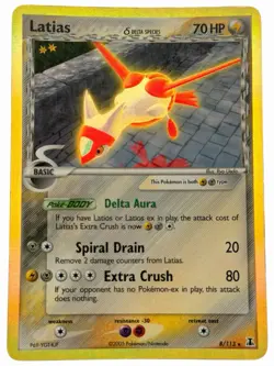 Latias - 8/113 Ex Delta Species 2005 - Reverse Holo - Pokemon TCG - Image 1