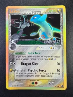 Pokemon TCG Latios EX Delta Species stamped 9/113 Reverse Holo Holo Rare 2005 - Image 1