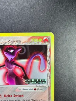 Mewtwo 12/113 EX Delta Species Reverse Holo Stamped Pokemon TCG 2005 - Image 3