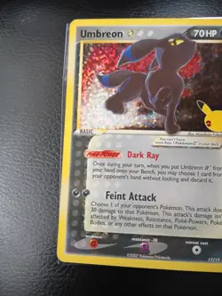 Pokemon TCG Umbreon Star 17/17 Celebrations: Classic Collection Holo MINT 💎💎💎 - Image 3