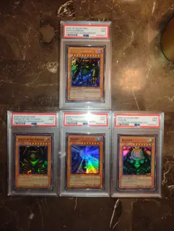 Yugioh Gate Guardian SET. MRD-000 1st Edition Sanga Suijin Kazejin MINT AE - Image 1
