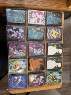 Pokemon TCG Various Sets ETB Deck Sleeves Sealed (Lot Of 15) - Image 1