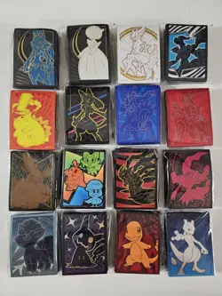Pokemon TCG Various Sets ETB Deck Sleeves Sealed (Lot Of 16) - Image 1
