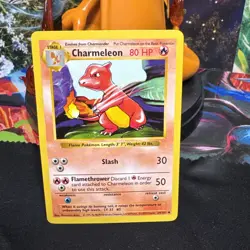 Charmeleon 24/102 NM+ Shadowless - Base Set - Pokemon TCG 1999 Vintage WoTC - Image 1