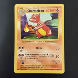 Pokemon Vintage Base Set Shadowless Charmeleon 24/102 NM Wotc 1999 - Image 1
