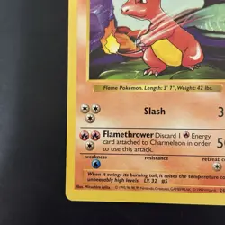 Pokemon Vintage Base Set Shadowless Charmeleon 24/102 NM Wotc 1999 - Image 5