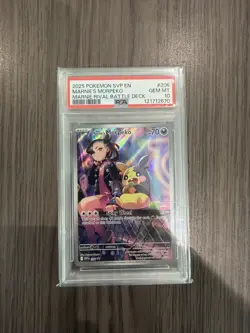 2025 POKEMON SVP EN-SV BLACK STAR PROMO #206 MARNIE'S MORPEKO PSA 10 - Image 1