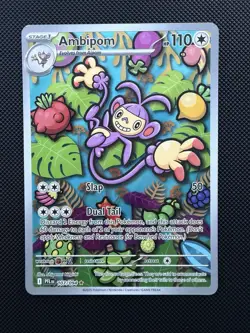 Ambipom 107/94 - Phantasmal Flames - Illustration Rare - Pokemon TCG - NM/M - Image 1