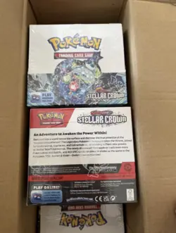 Private Listing Pokemon TCG Stellar Crown Booster box 3 boxes. - Image 1
