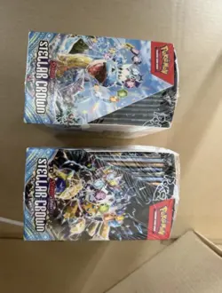 Private Listing Pokemon TCG Stellar Crown Booster box 3 boxes. - Image 2