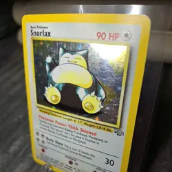 1999 Pokemon TCG Snorlax 11/64 Jungle Holo Rare LP-MP cond - Image 2