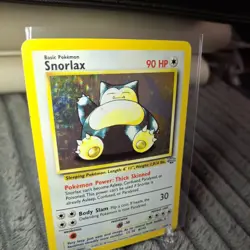 1999 Pokemon TCG Snorlax 11/64 Jungle Holo Rare LP-MP cond - Image 3