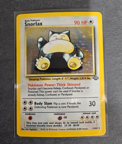 Pokemon TCG Snorlax Holo Rare Card 11/64 Jungle Unlimited LP Condition - Image 1