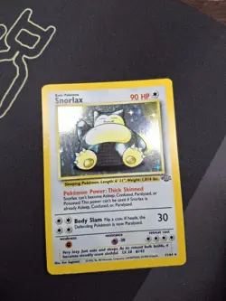 Pokemon TCG Snorlax Jungle Holo Unlimited Rare Card 11/64 LP Condition - Image 2